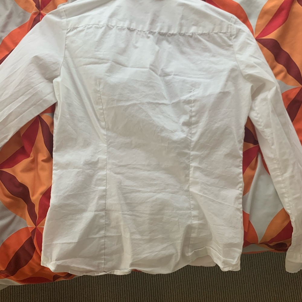 White H&M Fitted Button Down - Picture 4 of 5